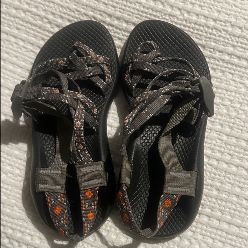 Chaco Black and Orange Women's Sandals